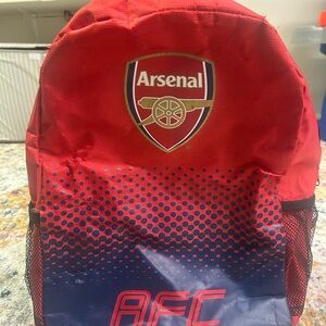 Arsenal Red and Blue Backpack